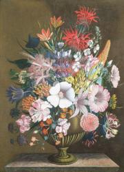 Still life with flowers, 18th century | Obraz na stenu