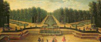 The Water Theatre, Versailles (oil on canvas) | Obraz na stenu