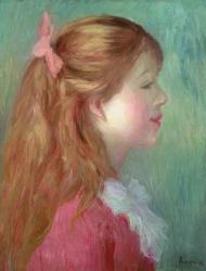 Young girl with Long hair in profile, 1890 | Obraz na stenu
