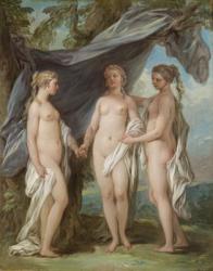 The Three Graces, c.1763 (oil on canvas) | Obraz na stenu