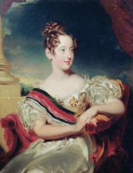 Portrait of Dona Maria II (oil on canvas) | Obraz na stenu