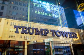 New York, New York State, United States of America. Exterior of Trump Tower on Fifth Avenue. | Obraz na stenu