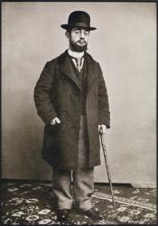 Henri de Toulouse-Lautrec, from 'Toulouse-Lautrec' by Gerstle Mack, published 1938 (b/w photo) | Obraz na stenu