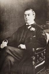Joseph Chamberlain, illustration from 'King Edward and his Times' by Andre Maurois, published in 1933 (print) | Obraz na stenu