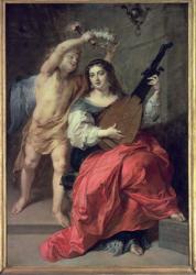 Music and Love, 1652 (oil on canvas) | Obraz na stenu
