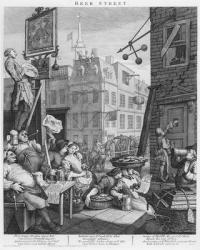 Beer Street, 1751 (engraving) | Obraz na stenu