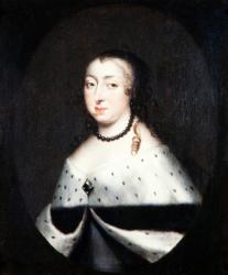 Hedvig Eleonora, Queen Dowager of Sweden, c.1661 (oil on canvas) | Obraz na stenu