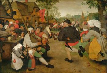 Peasant Dance, (Bauerntanz) 1568 (oil on panel) (see 186442-186443 for details) | Obraz na stenu