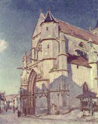 The Church at Moret, 1894 (oil on canvas) | Obraz na stenu