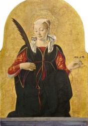 St Lucy, c. 1473- 74 (tempera on panel) | Obraz na stenu