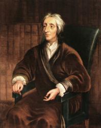 John Locke, 1632  1704. English philosopher and physician. After the painting by Sir Godfrey Kneller. From Impressions of English Literature, published 1944. | Obraz na stenu
