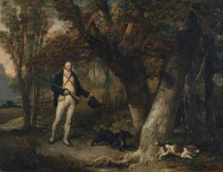 Portrait of the Rev. Thomas Levett and Favourite Dogs, Cock-Shooting, 1811 (oil on canvas) | Obraz na stenu