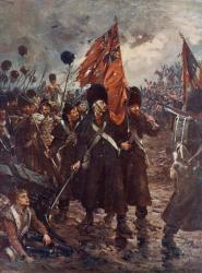 Saving the colours; the guards at the Battle of Inkerman, 1854. | Obraz na stenu