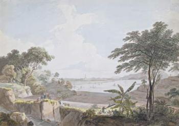 View of the Canton River, near Whampoa, China, c.1785-94 (w/c & graphite on laid paper) | Obraz na stenu
