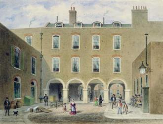 St. Thomas's Hospital, Southwark, London (w/c on paper) | Obraz na stenu