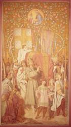Funeral Procession, c.1855 (fresco) | Obraz na stenu