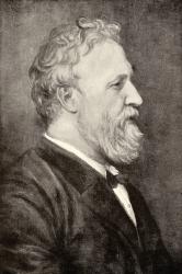 Robert Browning, illustration from 'The Ring and the Book' (engraving) | Obraz na stenu