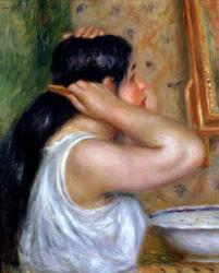 Girl Combing her Hair, 1907-8 (oil on canvas) | Obraz na stenu