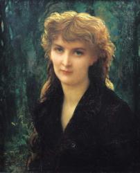 Baronness Eleonore d'Uckermann (1853-1936) 1884 (oil on canvas) | Obraz na stenu