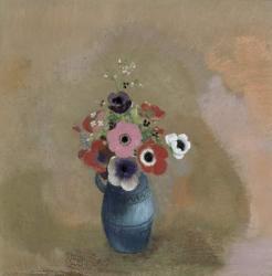 Bouquet of anemones (pastel) | Obraz na stenu