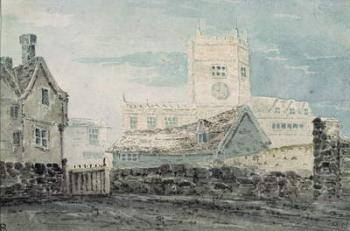 The School, Shrewsbury (watercolour) | Obraz na stenu
