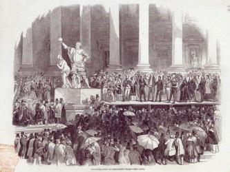 Inauguration of President Polk: The Oath, from 'The Illustrated London News', 19th April 1845 (engraving) | Obraz na stenu