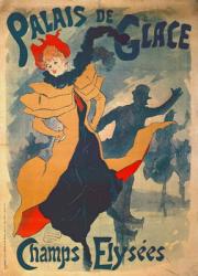 Poster advertising the Palais de Glace on the Champs Elysees (colour litho) | Obraz na stenu
