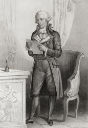 Pierre Victurnien Vergniaud, 1753  1793. French lawyer and statesman during the Revolution. | Obraz na stenu