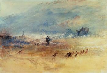 Yarmouth Sands, c.1840 (w/c on paper) | Obraz na stenu