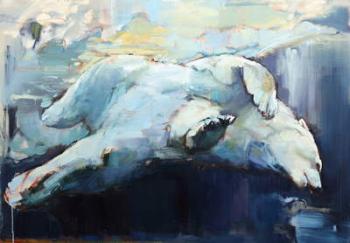 Under the Ice, 2015, (oil on canvas) | Obraz na stenu