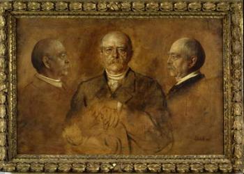 Prince Otto von Bismarck, 1884 (oil on paper) | Obraz na stenu