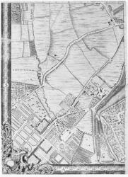 A Map of The King's Road, London, 1746 (engraving) | Obraz na stenu