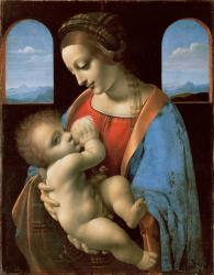 The Litta Madonna, c.1490 (tempera on canvas transferred from panel) | Obraz na stenu