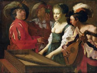 Concert, 1626 (oil on canvas) | Obraz na stenu