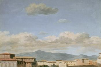 Study of the Sky at Quirinal (oil on paper mounted on card) | Obraz na stenu