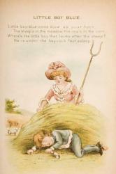 Little Boy Blue, from 'Old Mother Goose's Rhymes and Tales', published by Frederick Warne & Co., c.1890s (chromolitho) | Obraz na stenu
