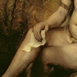 Bathsheba Bathing, 1654 (oil on canvas) (detail of 44593) | Obraz na stenu