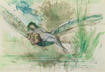 Dragonfly, c.1884 (w/c on paper) | Obraz na stenu