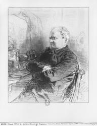 Henri Bonaventure Monnier (litho) (b/w photo) | Obraz na stenu