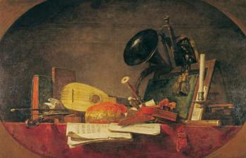 The Attributes of Music, 1765 (oil on canvas) | Obraz na stenu