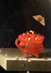 A Pot of Wild Strawberries | Obraz na stenu
