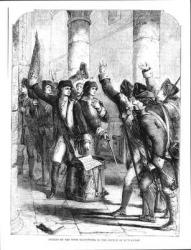 A Meeting of the Irish Volunteers in the Church of Dungannon, in 1784 (engraving) | Obraz na stenu