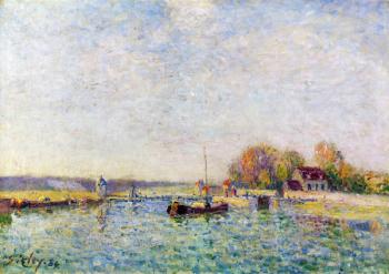 The Canal, 1884 (oil on canvas) | Obraz na stenu