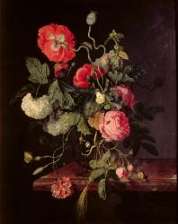 Flowers in a Glass Vase, 1667 | Obraz na stenu