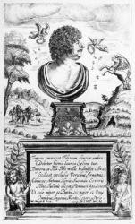 Robert Herrick (1591-1674), engraved by the artist (engraving) (b/w photo) | Obraz na stenu