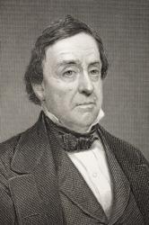 Lewis Cass, from 'Gallery of Historical Portraits', published c.1880 (litho) | Obraz na stenu