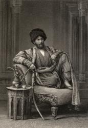 Edmond O'Donovan, illustration from 'Merv, A Story of Adventures and Captivity', published in 1883 (engraving) | Obraz na stenu