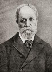 Maurus Jokai, 1825-1904. Hungarian writer. From the book "The Masterpiece Library of Short Stories, Russian etc, Volume 13 | Obraz na stenu