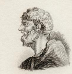 Alcaeus of Mytilene, 1825 (engraving) | Obraz na stenu