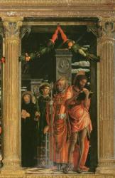Detail of San Zeno Altarpiece, 1456-60 (oil on panel) | Obraz na stenu